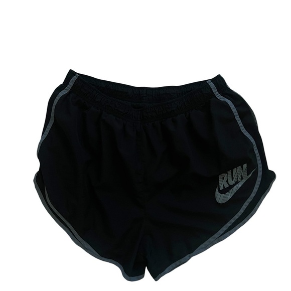 Nike Black and Gray Athletic Shorts Lightweight Performance - Picture 1 of 5